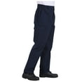 LYRIND Mens Elastic Waist Cargo Work Toursers with Side Pockets Open