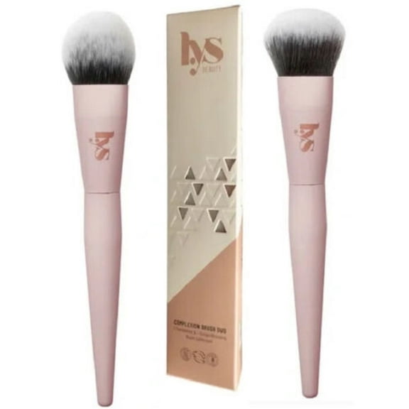 Lys Beauty Complexion Brush Duo (Foundation Brush and Sculpt Bronzing Brush)