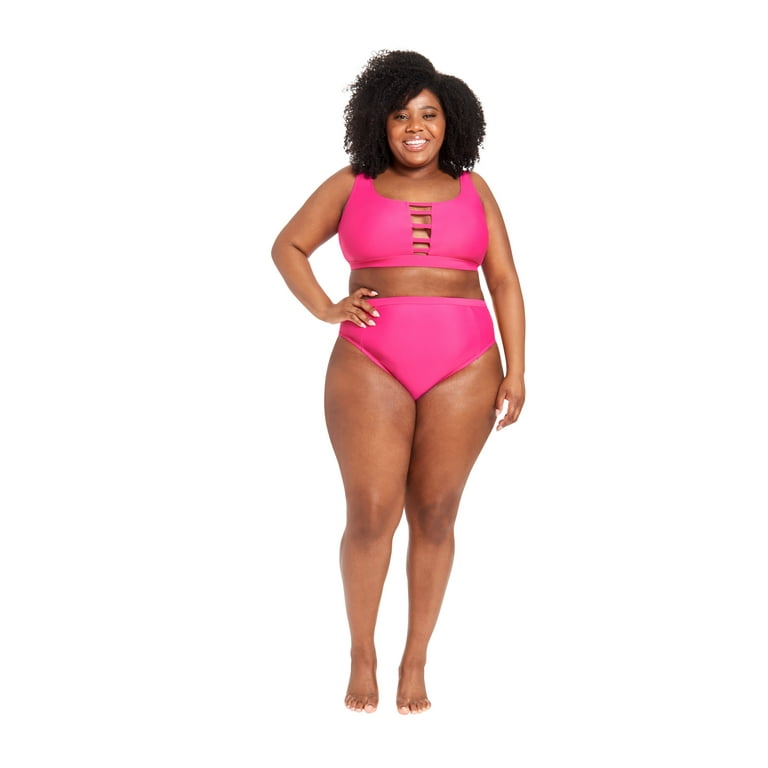LYSA Womens Bikini Top Swimsuit Adult Walmart