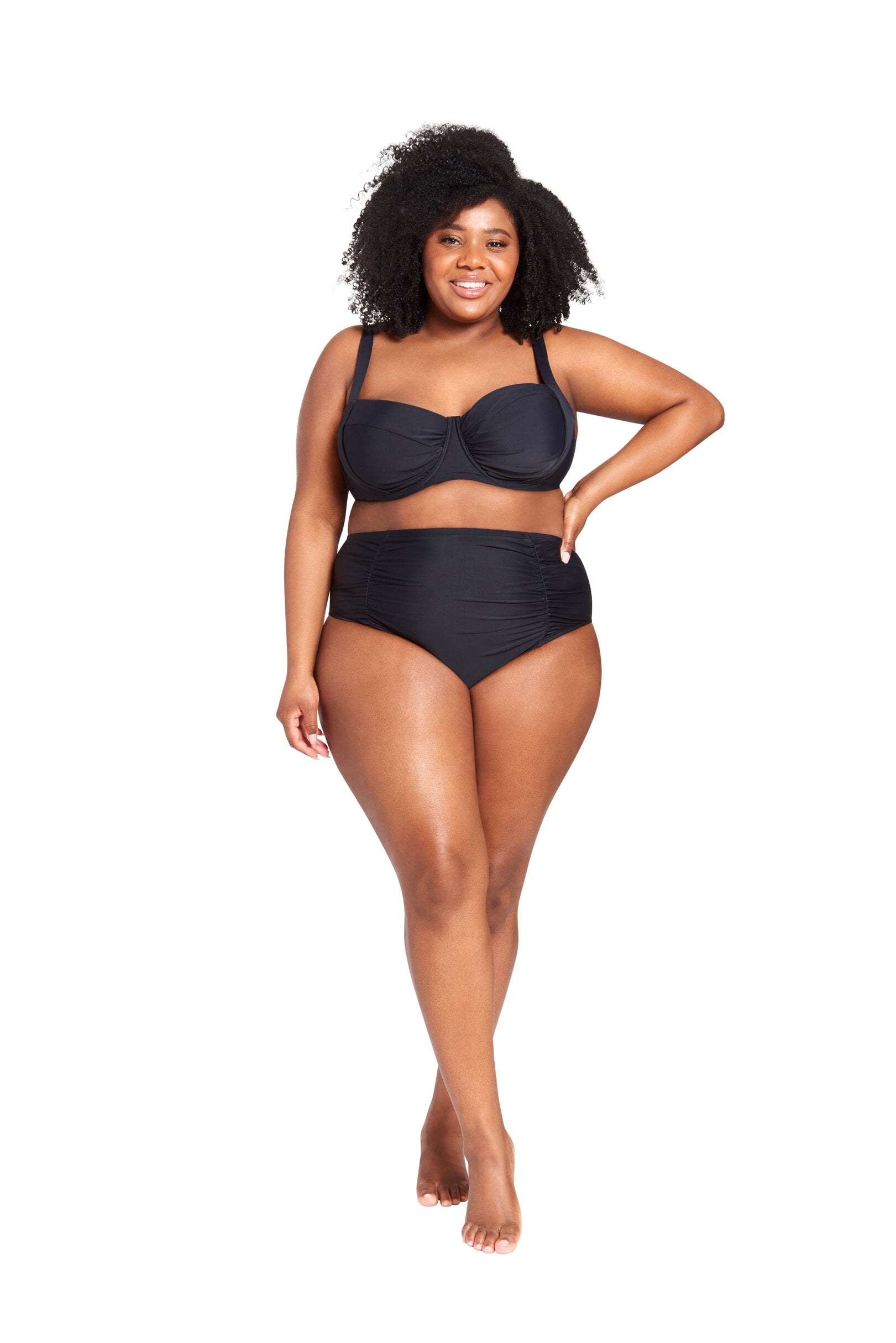 plus size bandeau swimsuit top