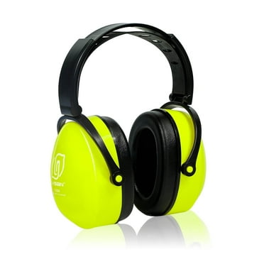 LYSIAN Foldable Noise Reduction Earmuffs, Hearing Protection Safety Ear Muffs, Noise-Canceling, One Size