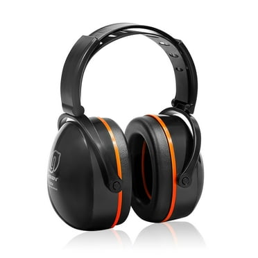 LYSIAN Foldable Noise Reduction Earmuffs, Hearing Protection Safety Ear Muffs, Noise-Canceling, Adult Size