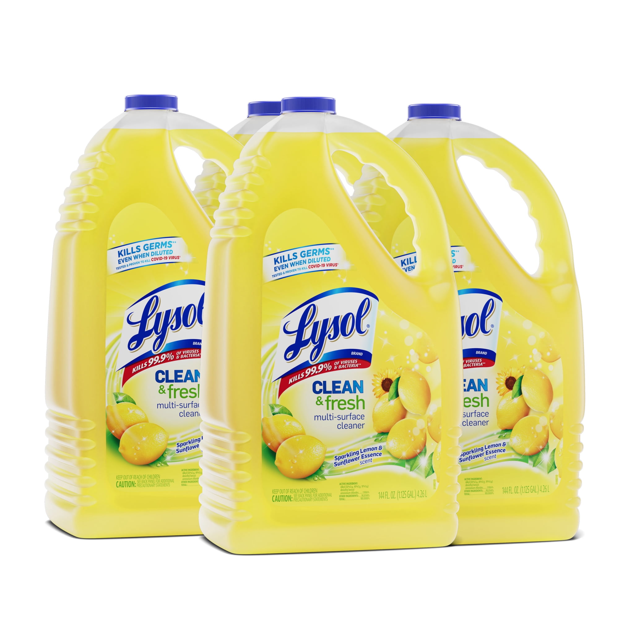 LYSOL Multisurface Lemon Cleaner 77617CT - Disinfectant for