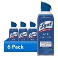thumbnail image 1 of (6 pack) Lysol Air Sanitizer Spray, Air Sanitizer and Bacterial Odor Eliminating, White Linen Scent, 10 fl oz, 1 of 10