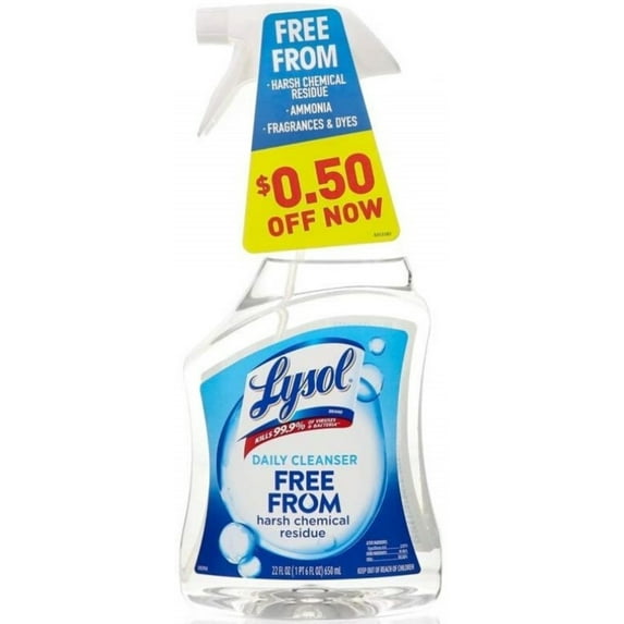 LYSOL All Purpose Cleaner Daily Cleanser Trigger 22 oz (Pack of 3)