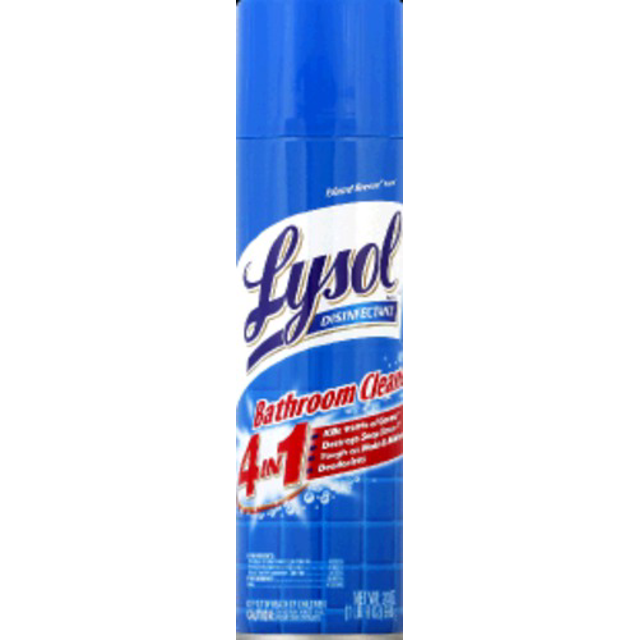 LYSOL Brand 1920002569 24 Oz. Aerosol Spray Power Foam Bathroom Cleaner (Pack of 3)