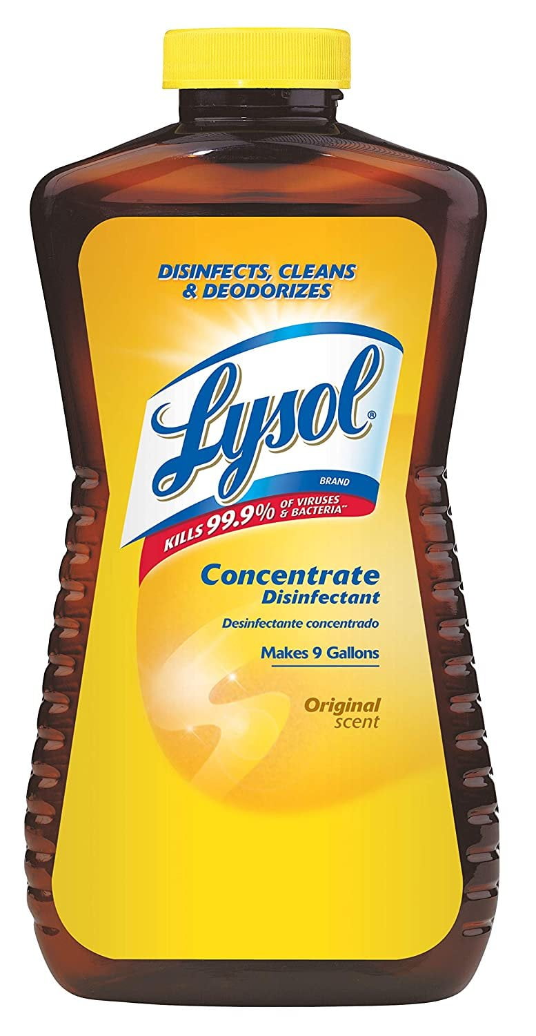 LYSOL Concentrate Disinfectant, Original Scent 12 oz Pack of 6