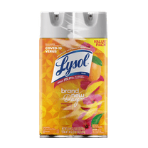 Lysol Brand New Day Disinfectant Sanitizing Antibacterial Sprays, Mango & Hibiscus, 19 fl oz, 2 pack
