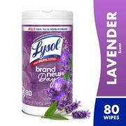 Lysol® Multi-Surface Disinfectant Antibacterial Cleaning Wipes, Lavender & Cotton Blossom, 80 Count