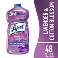thumbnail image 1 of Lysol All Purpose Cleaner, 2X Concentrated Multi-Surface Disinfectant Floor Cleaner for Mopping Solution, for Bathroom & Kitchen, Lavender & Cotton Blossom, 48 fl oz, 1 of 9