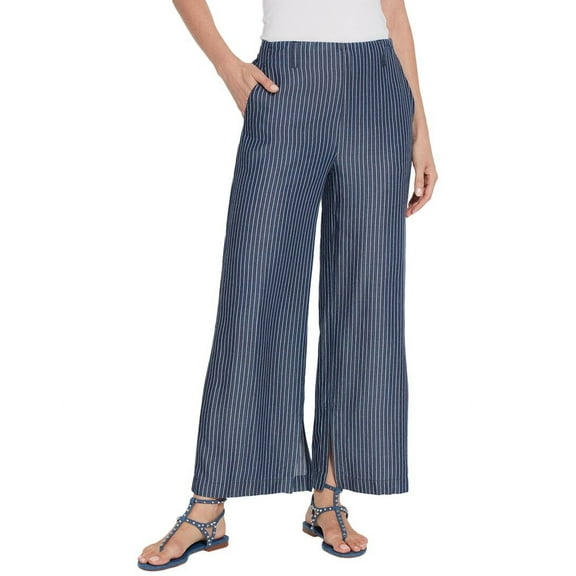 LYSSÉ NEW YORK womens  Delilah Woven Wide Leg Pant, l