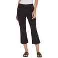 thumbnail image 1 of LYSSÉ NEW YORK womens  Leighton Flare Crop Pant, l, 1 of 3