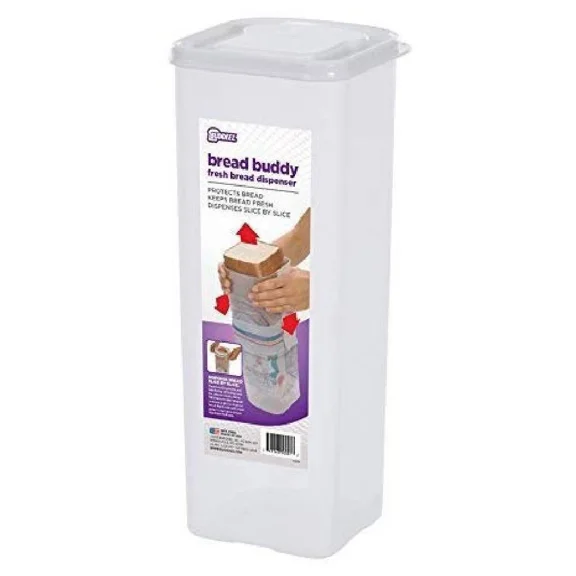 LYSSA -Bread Buddy Dispenser Sandwich Keep Fresh Food Storage Container, Buddeez 00001