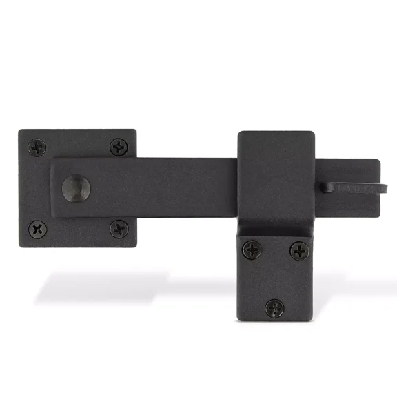 LYSSA -Rural365 Black Barn Door Latch Hook With Hardware - Safety Hook Lock For Gate