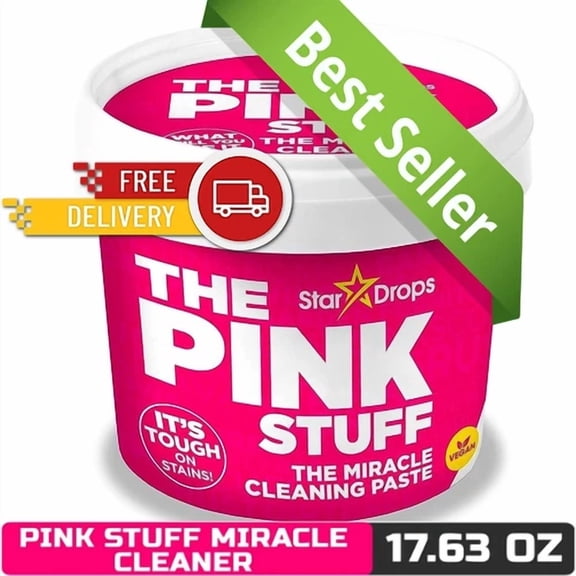 LYSSA -The Pink Stuff, Miracle Cleaning Paste, All-Purpose Cleaner, 17.63 Oz.