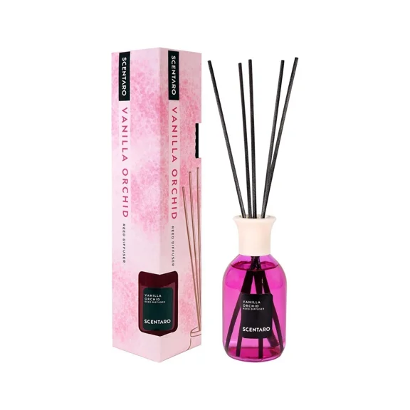 LYSSA -Vanilla Orchid Reed Diffuser Set With Bamboo Sticks, For Home & Office