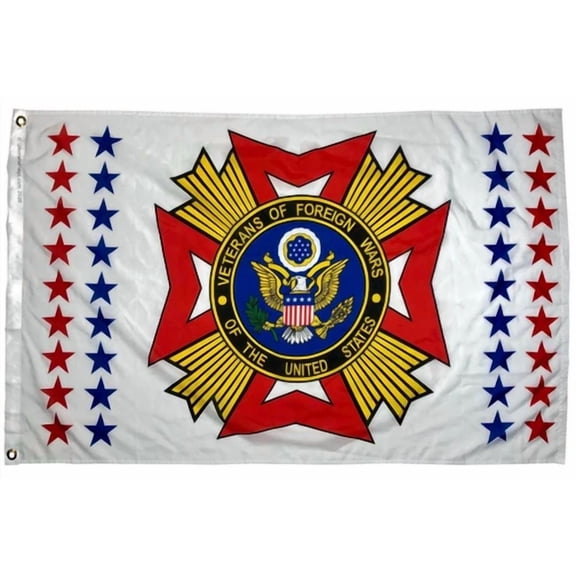 LYSSA -Veterans Of Foreign Wars 3X5 Flag
