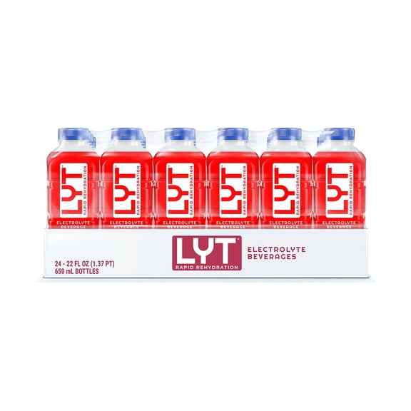 LYT Rapid Rehydration Electrolyte Drink Fruit Punch, 22 fl oz Bottle