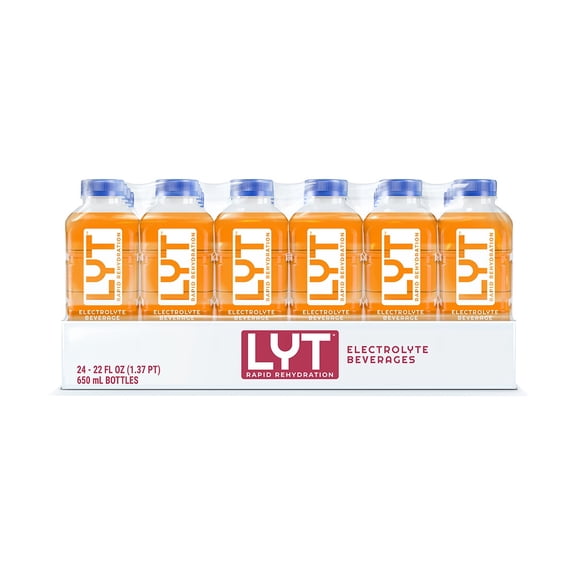 LYT Rapid Rehydration Electrolyte Drink Orange, 22 fl oz Bottle
