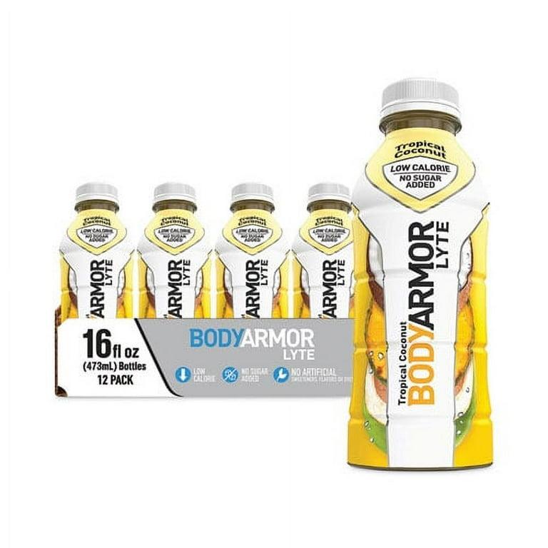 LYTE Sports Drink, Tropical Coconut, 16 oz Bottle, 12/Pack LYTE Sports Drink, Tropical Coconut, 16 oz Bottle, 12/Pack