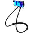 thumbnail image 1 of LYTIVAGEN Cell Phone Holder Hanging on The Neck, 360° Rotation Flexible Mobile Phone Neck Holder, Lazy Phone Holder Mount for Smartphone, Mini-Tablet (Black), 1 of 7