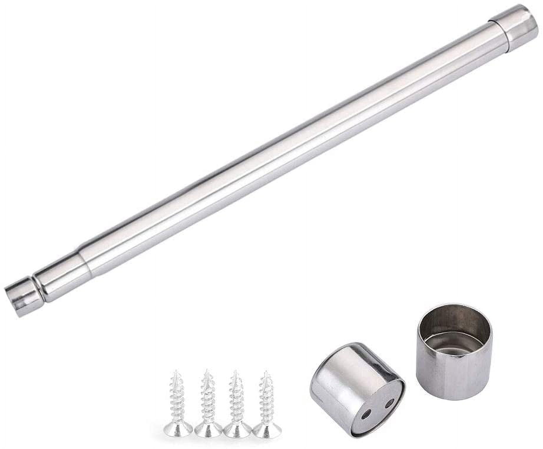 LYTIVAGEN Wardrobe Rail Extendable Wardrobe Rod with Plugs on The Ends ...