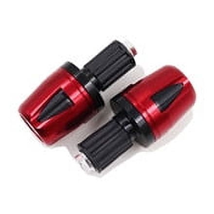WEUVEB Motorbike Accessories Round Plug For Motorcycle Aluminium Alloy 1 Pair Handlebar End Plugs