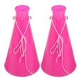 thumbnail image 1 of WEUVEB 1Pair Rosy Plastic Cheer Megaphones Loud Noise Makers for Outdoor Activities and Sports Gatherings, 1 of 9