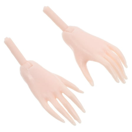 WEUVEB Fake Hand Dolls Hands Plastic Pink 1 Pair