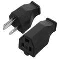 thumbnail image 1 of WEUVEB Electronic Device Power Plug, Black ABS, Compatible, Durable, for Home, 1Set, 1 of 9