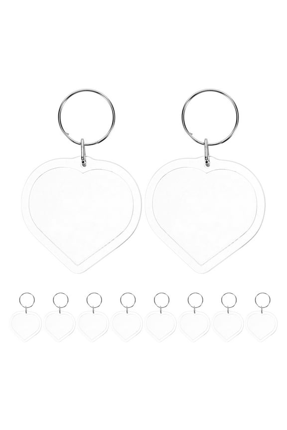 Creative Fashion Keychain Acrylic 10Pcs