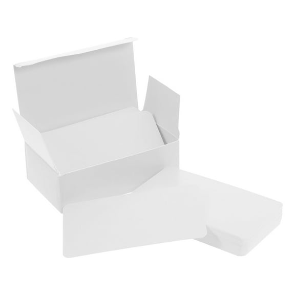 WEUVEB Blank Id Cards For Students Studying 100Pcs 3.5X2.0X0.04In