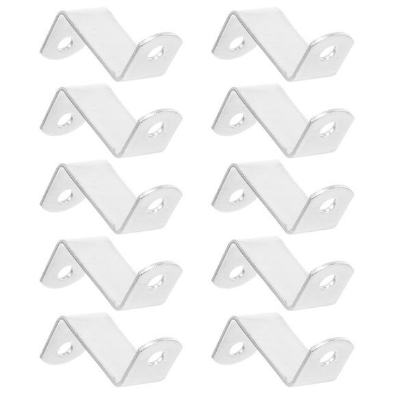 WEUVEB Precision Fixation Offset Clips Silver Iron for Home Picture Framing