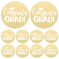 thumbnail image 1 of WEUVEB Graduation Season Decoration Graduation Cap Cupcake Decorations Golden 10Pcs, 1 of 8