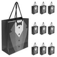 thumbnail image 1 of WEUVEB Durable Black Tuxedo Bags Versatile Paper for Special Occasions 10Pcs, 1 of 8