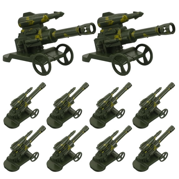 WEUVEB Rocket Launcher Model Camouflage 10Pcs 4.32X2.36X1.57in