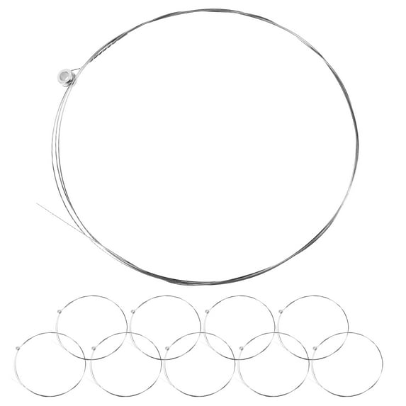 WEUVEB Easy Install Stainless Steel Guitar Silver for Daily Use 10Pcs
