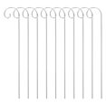 thumbnail image 1 of WEUVEB Metal Lantern Hook Shepherd Hook 10Pcs for Outdoor Garden Decorations, 1 of 8