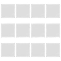 WEUVEB Bridal Handkerchiefs Cotton White for Weddings 12PCS