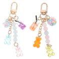 thumbnail image 1 of LYTMENT 2 Pcs Kawaii Bear Keychain Charms for Teen Girls Cute Keychain Accessories Fun Keychains for Kids School Bag Pendant Cute Bag Decoration, 1 of 8