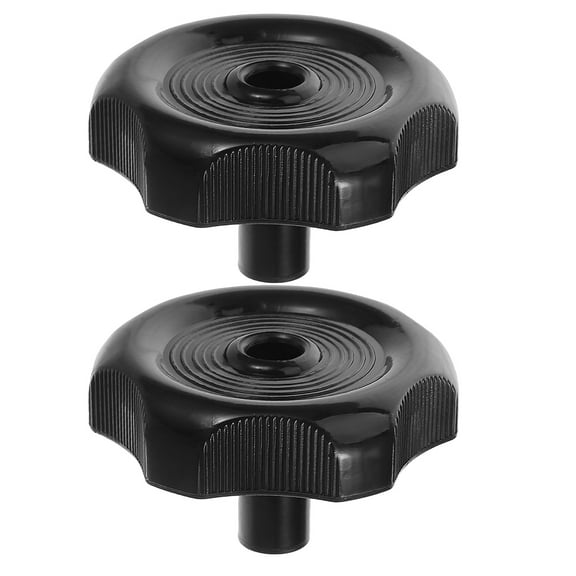 WEUVEB Rv Shower Door Parts Rv Window and Vent Knob Black Plastic 2 Pcs