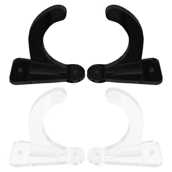 WEUVEB Acrylic Wall Mount Bat Rack 2 Sets for Organized Sports Equipment Storage and Display