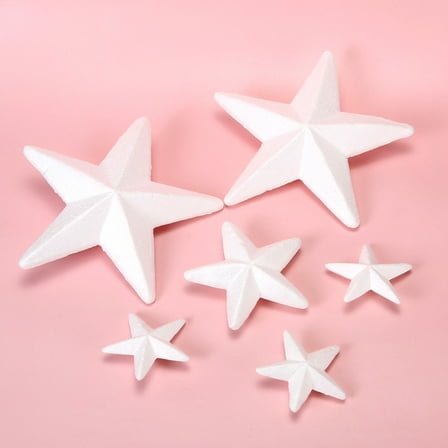 WEUVEB Diy Large Five-Pointed Foam Stars 20Set For Events Decorating