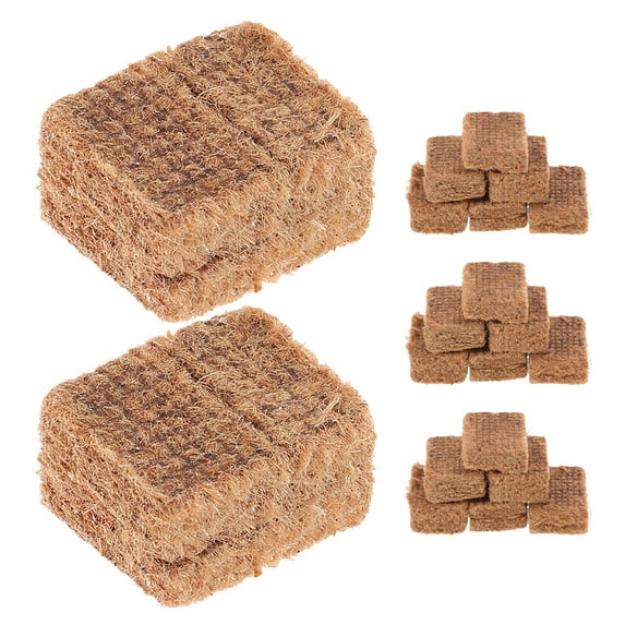 WEUVEB Reliable Outdoor Fire Starters Lytment Brown for Bbq and Decor