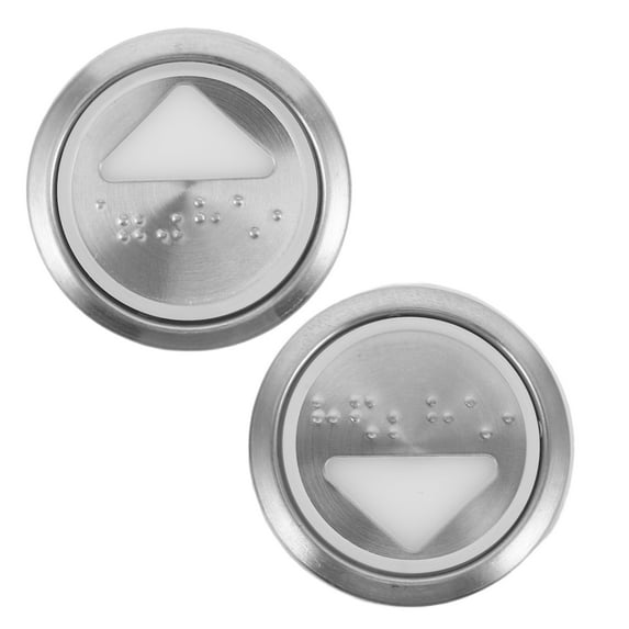 WEUVEB Elevator Button Replacement Accessory 2 Pieces Universal Fit for Elevator Panel Repair and Upgrade