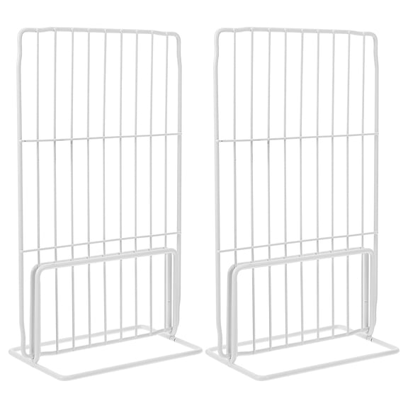 WEUVEB Freezer Iron Wire Divider White Iron 2Pcs