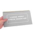 thumbnail image 1 of WEUVEB Check Register Accounting Adults Clear Forms 2pcs, 1 of 8