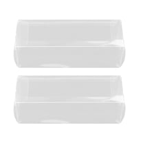 WEUVEB Golf Ball Holder Display Clear Pe Storage for Golf Balls 2Pcs