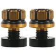 thumbnail image 1 of WEUVEB 2Pcs Motorcycle Accessories Metal Mirror Hole Screws M10 Mirror Mount Plugs, 1 of 9
