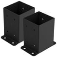 thumbnail image 1 of WEUVEB Versatile Deck Post Brackets, , for Fences and Mailboxes, 2Pcs, 1 of 8